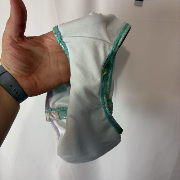 Disney Store Girls Med / 8 Ariel Little Mermaid Deluxe Adaptive 3 Piece Swim Set - Picture 10 of 16